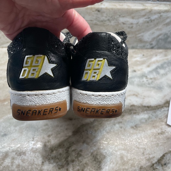 Golden Goose Black and Silver Women's Shoes - Picture 4 of 6